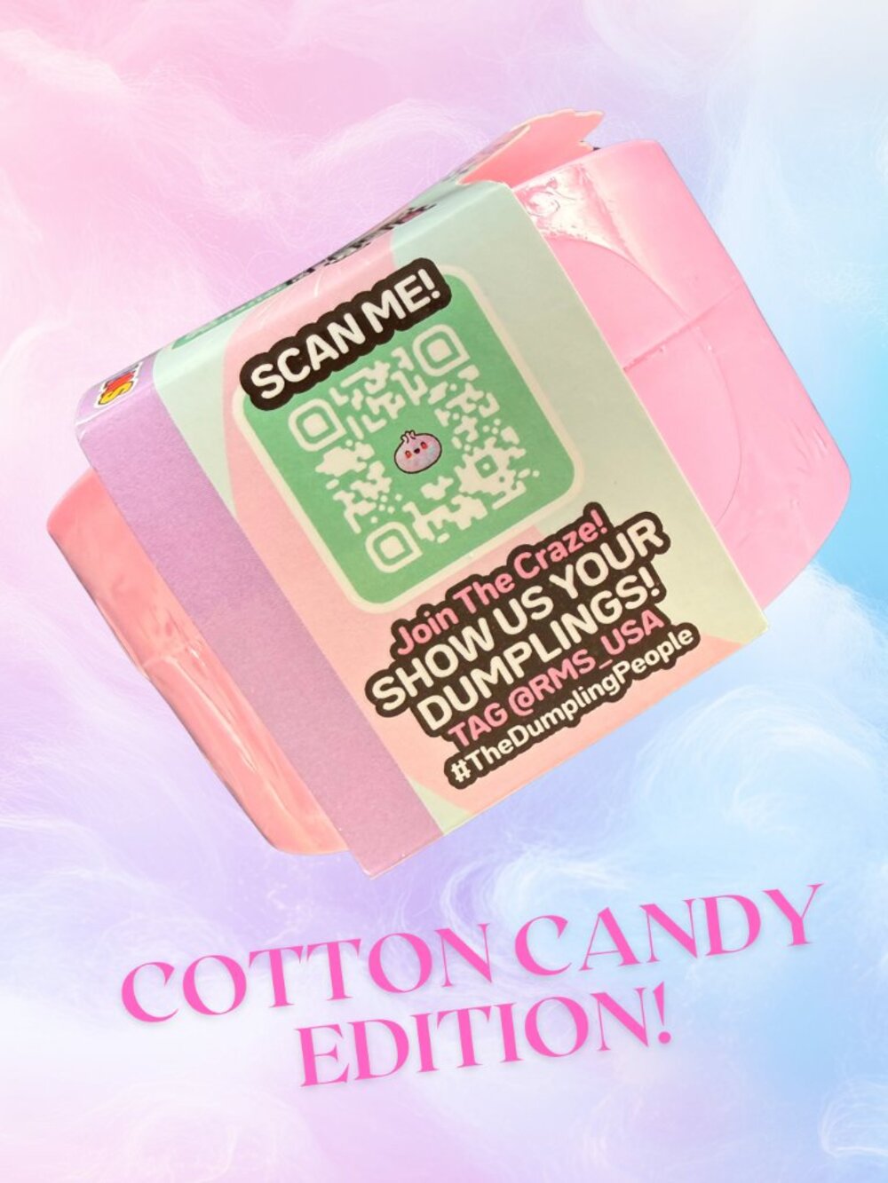NEW! π RMS | COTTON CANDY Viral Mystery Squishy Dumpling - Picture 4 of 4